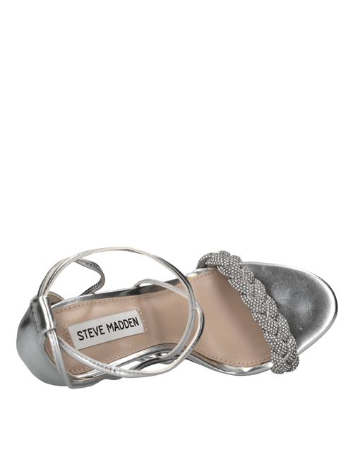 Sandali in pelle e strass STEVE MADDEN | BEJEWELEDARGENTO